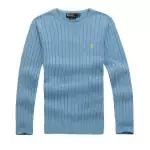 polo-ralph lauren pulls hommes 2019U chute hiver round col 9519 bleu